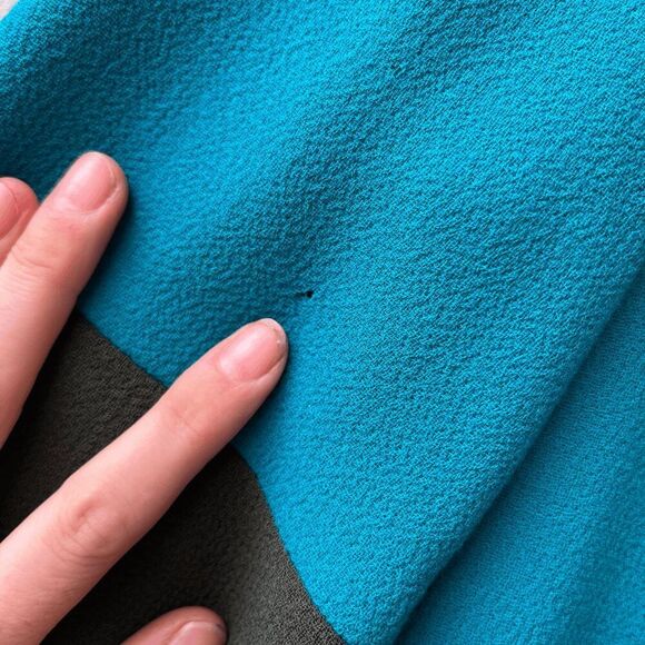 Dovima Paris High-End French Designer Colorblock Shift Dress, SZ 6-8 - Picture 9 of 12